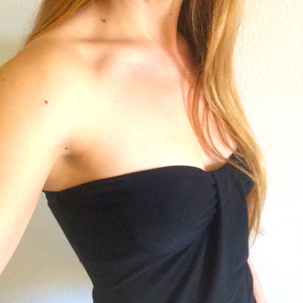 Strapless shirt